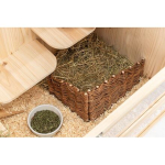 Rohový prvek z vrbového proutí (morče), šíře 30/20cm, výška 12-20 cm — Náhled 4 z 5