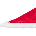 Xmas neckerchief - set 6 ks vánočních šátků, samet, 55cm/75cm, červená — Náhled 2 z 2