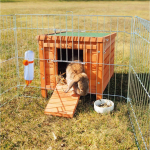 Dřevěný domek NATURA morče, králík 42x43x51cm — Náhled 3 z 4