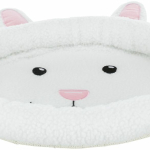Pelíšek RABBIT pro králíky, ovál, 40 x 33 cm, bílá — Náhled 2 z 3