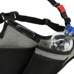 Joggingový pás s vodítkem, pás: 70-130 cm, vodítko 1.15-1.50 m, 20mm, šedá — Náhled 4 z 6
