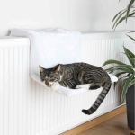 Závěsné lůžko na topení De Luxe 45x24x31cm - bílé — Náhled 1 z 2