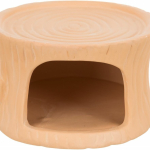 Keramický domek Tree Trunk - pařez, pro křečky,  11 x 6 x 10 cm, terakota — Náhled 1 z 2