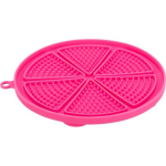 Lick´n´Snack KRUH s přísavkami - podložka k pomalému krmení, 18 cm, TPR/plast, pink — Náhled 1 z 2