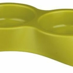 Plastová dvojmiska pro kočku 2 x 0,2 l/9 cm /vhodná k víčku 24433/ - DOPRODEJ — Náhled 1 z 3