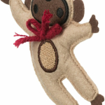 MONKEY - opice, hračka pro kočky s katnipem, 12 cm, plsť — Náhled 2 z 2