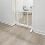 Posuvná bariéra pro psy 65-108 x 61 x 31 bílá — Náhled 1 z 6