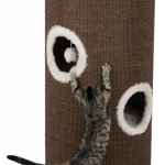 Škrábadlo VITUS Cat Tower, 115 cm, hnědo/krémové - DOPRODEJ — Náhled 1 z 5