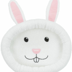 Pelíšek RABBIT pro králíky, ovál, 40 x 33 cm, bílá — Náhled 1 z 3