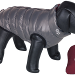 Nobby prošívaná vesta LIGHT pro psa oboustranná šedá / červená — Náhled 3 z 6