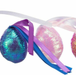 Set 2ks třpytivých kuliček s třásněmi  ø 5 cm, polyester — Náhled 1 z 4