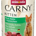 ANIMONDA konzerva CARNY Kitten - hovězí + krůtí srdce — Náhled 6 z 6