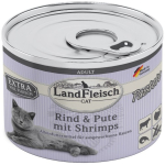 Landfleisch Cat Adult Pastete hovězí, krůta, krevety — Náhled 2 z 6