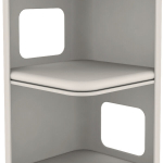 Cat Tower JORGE s odpočívadlem,šedá s béžovou kožešinou 78cm — Náhled 3 z 6
