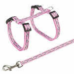 Postroj s vodítkem pro kočku - motiv 27-45cm/10mm 1,20m — Náhled 1 z 4