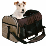 Taška DeLuxe SAMIRA 52x32x31cm (max. 12kg) - hnědo/béžová - DOPRODEJ — Náhled 1 z 2