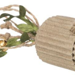 Škrabací myš s rolničkou, 12 cm, karton/konopí — Náhled 1 z 4