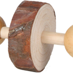 Dřevěné činky pro hlodavce 4,5x9 cm (2 ks) — Náhled 2 z 3