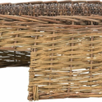 Proutěný domek pro morčata/zakrslé králíky,  dva vchody, 42 × 20 x 23 cm - DOPRODEJ — Náhled 2 z 3