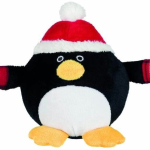 Vánoční kulaté figurky SANTA CLAUS, TUČNÁK, SNĚHULÁK 18 cm — Náhled 2 z 3