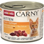 ANIMONDA konzerva CARNY Kitten - hovězí + krůtí srdce — Náhled 3 z 6