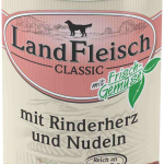 Landfleisch Dog Classic hovězí srdce s těstovinou — Náhled 2 z 4