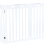 Branka pro psy 4 díly 60-160 x 75 cm bílá — Náhled 6 z 6