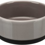 Keramická miska s gumovým okrajem, 0,4l/ ø 12cm, šedá — Náhled 1 z 5