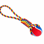 Vrhací přetahovadlo HipHop s tenisákem 6 cm, 36 cm /130 g zelená, modrá, žlutá — Náhled 1 z 2