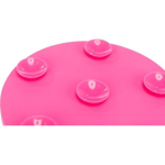 Lick´n´Snack KRUH s přísavkami - podložka k pomalému krmení, 18 cm, TPR/plast, pink — Náhled 2 z 2