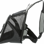 Nylonový batoh SAVINA klokanka 30x26x33cm černo-šedý (max. 10kg) — Náhled 3 z 6