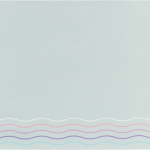 Prostírání pod misky WAVES, 44 x 28 cm, šedá / vlnky — Náhled 1 z 2