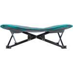 Campingové lůžko STRONG pro psy, 69 x 20 x 69 cm, tmavošedá/petrolejová — Náhled 5 z 6