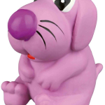 Latexový pejsek různé barvy, plěný 11 cm — Náhled 1 z 4