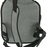 Nylonový batoh SAVINA klokanka 30x26x33cm černo-šedý (max. 10kg) — Náhled 4 z 6