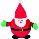Vánoční kulaté figurky SANTA CLAUS, TUČNÁK, SNĚHULÁK 18 cm — Náhled 1 z 3