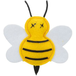 Hmyzáček - filcová hračka pro kočky (beruška/vosa/kobylka), 11 cm — Náhled 4 z 4