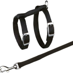 Postroj s vodítkem pro kočku jednobarevný 22-42cm/10mm 1,25m — Náhled 2 z 6