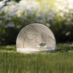 Náhrobní kámen s kočičí siluetou 16 x 12 x 7 cm — Náhled 3 z 3