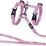 Nobby Flower Pink postroj s vodítkem pro kočky — Náhled 1 z 2