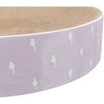 LILLY kulatý škrabací pelech s katnipem, ø 45 × 10 cm, karton, lila — Náhled 3 z 4