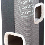 Cat Tower JORGE s odpočívadlem,šedá s béžovou kožešinou 78cm — Náhled 2 z 6