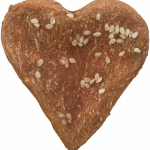 Denta Fun Chicken Love [150ks], srdce z buvolí kůže balené kuřecím masem 6cm, 25g — Náhled 1 z 3