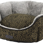 Nobby LEO komfortní pelíšek leopardí hnědá 45 x 40 x 19 cm — Náhled 1 z 2