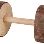 Dřevěné činky pro hlodavce 4,5x9 cm (2 ks) — Náhled 1 z 3