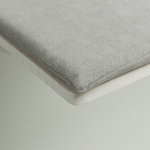 Podesta s polštářem, prvek na stěnu,  50 x 17,5 x 36,5 cm, bílá — Náhled 5 z 6