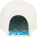 Igloo s chladící keramickou deskou,  13 x 9 x 15 cm, bílá — Náhled 1 z 3