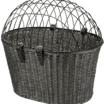 Transportní košík na řidítka, 44 x 34  x 41cm, antracit (max. 5kg) — Náhled 2 z 6