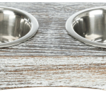 Sada nerez misek v dřevěném podstavci, 2x045l/12cm, 36x7x19cm, bílá — Náhled 5 z 6