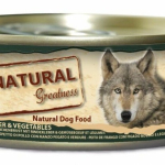 Natural Greatness kuřecí prsa, hovězí játra, zelenina, konzerva pro psy 156 g — Náhled 1 z 2